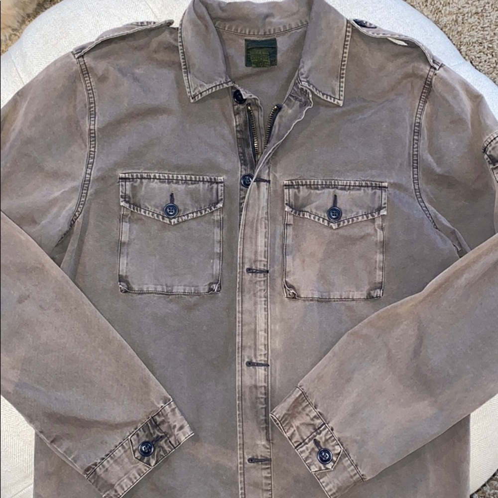CCO! Lucky Brand Military Style Shirt Jacket